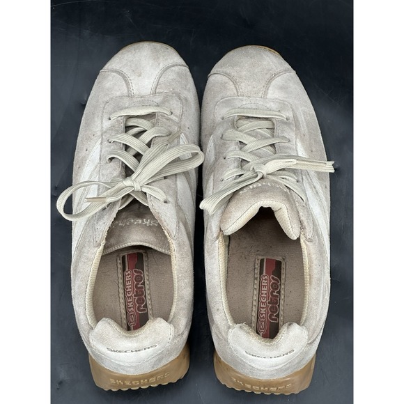 Skechers 2980 Scooters Ladies Retro Suede Tan Sand Sz 8 Sneakers Casual - Picture 11 of 13